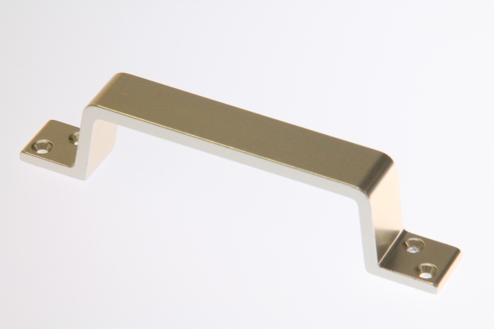 Koffergreep nieuw zilver 150x21x33mm