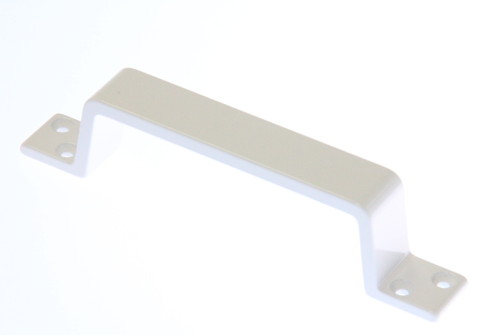Koffergreep aluminium wit 150x21x33mm