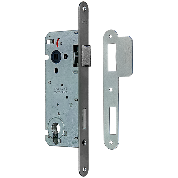 Yale 110/50 serrure à entailler arrondie double D/G epoxy