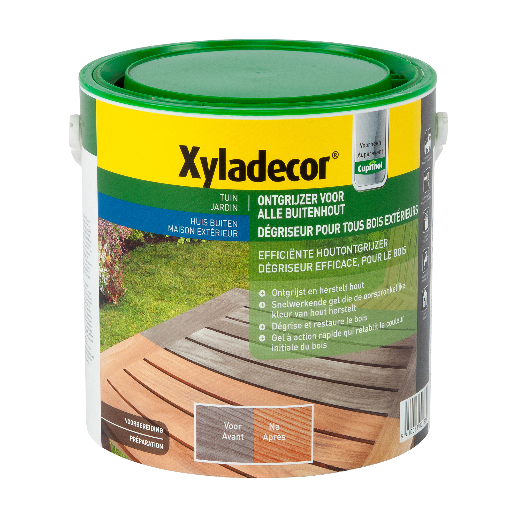 Xyladecor Ontgrijzer Voor Alle Buitenhout 2,5l