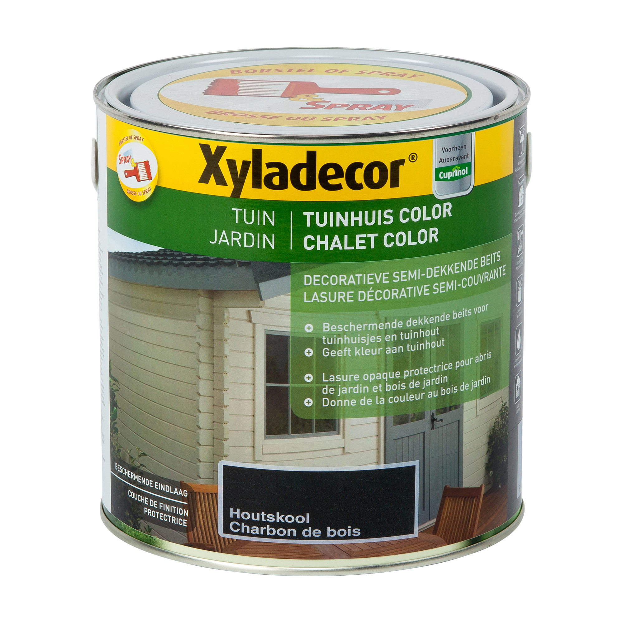 Xyladecor Chalet Color Charbon De Bois 2.5l