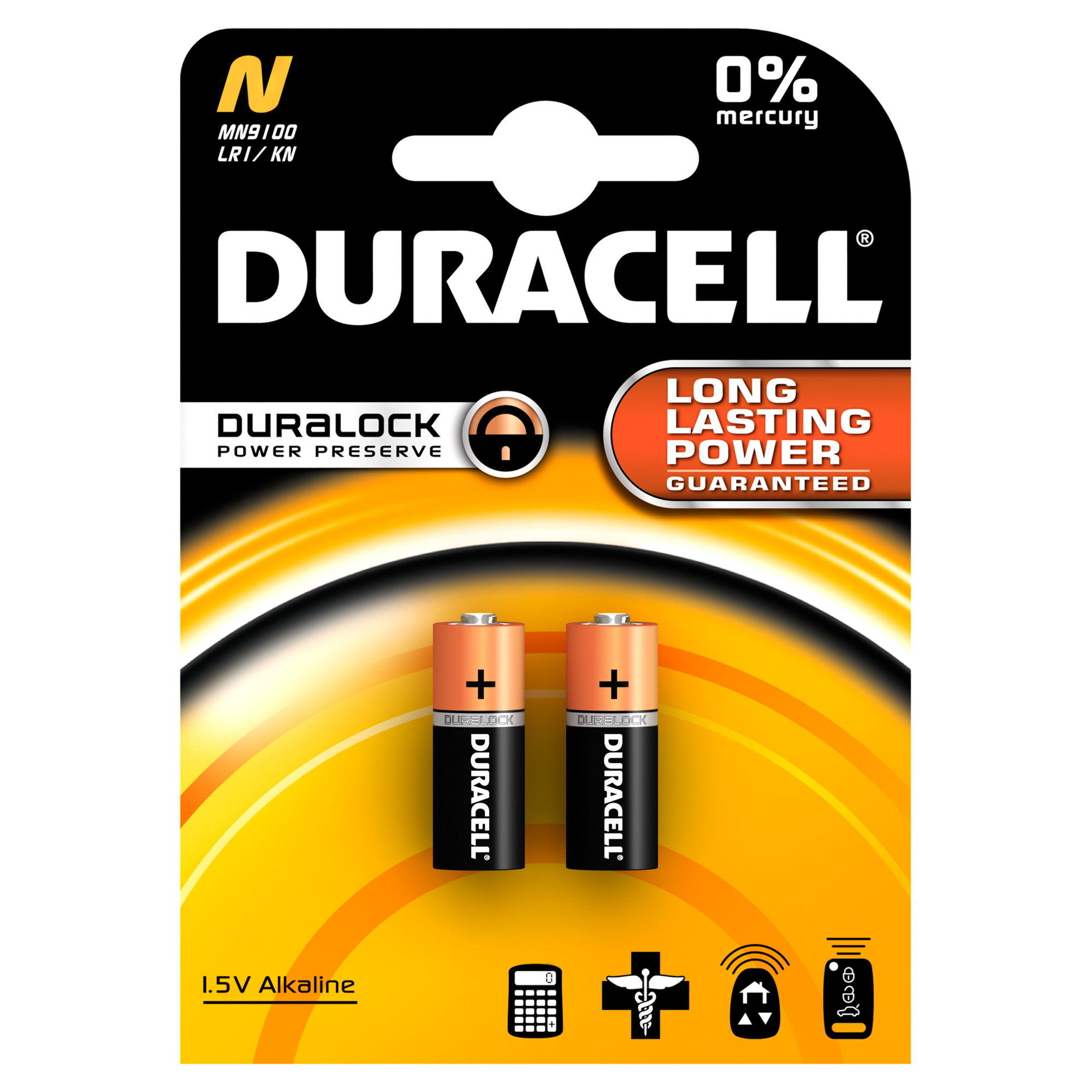 Duracell Pile Bouton MN9100 1.5V (2 pcs)