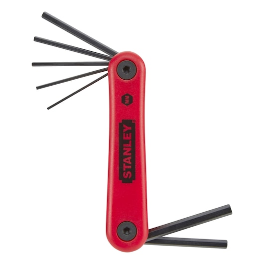  STANLEY® inklapbare inbussleutels 1,5 - 6 mm set (7 stuks) 