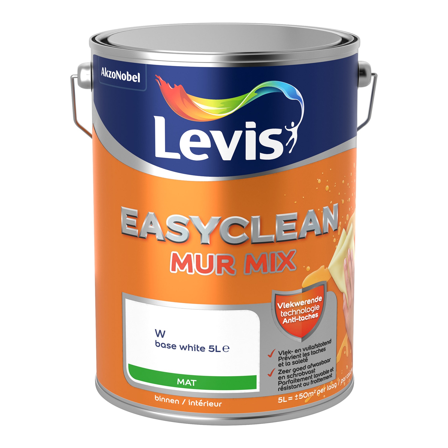 Levis EasyClean Mur Mat Mix Base W - 5l