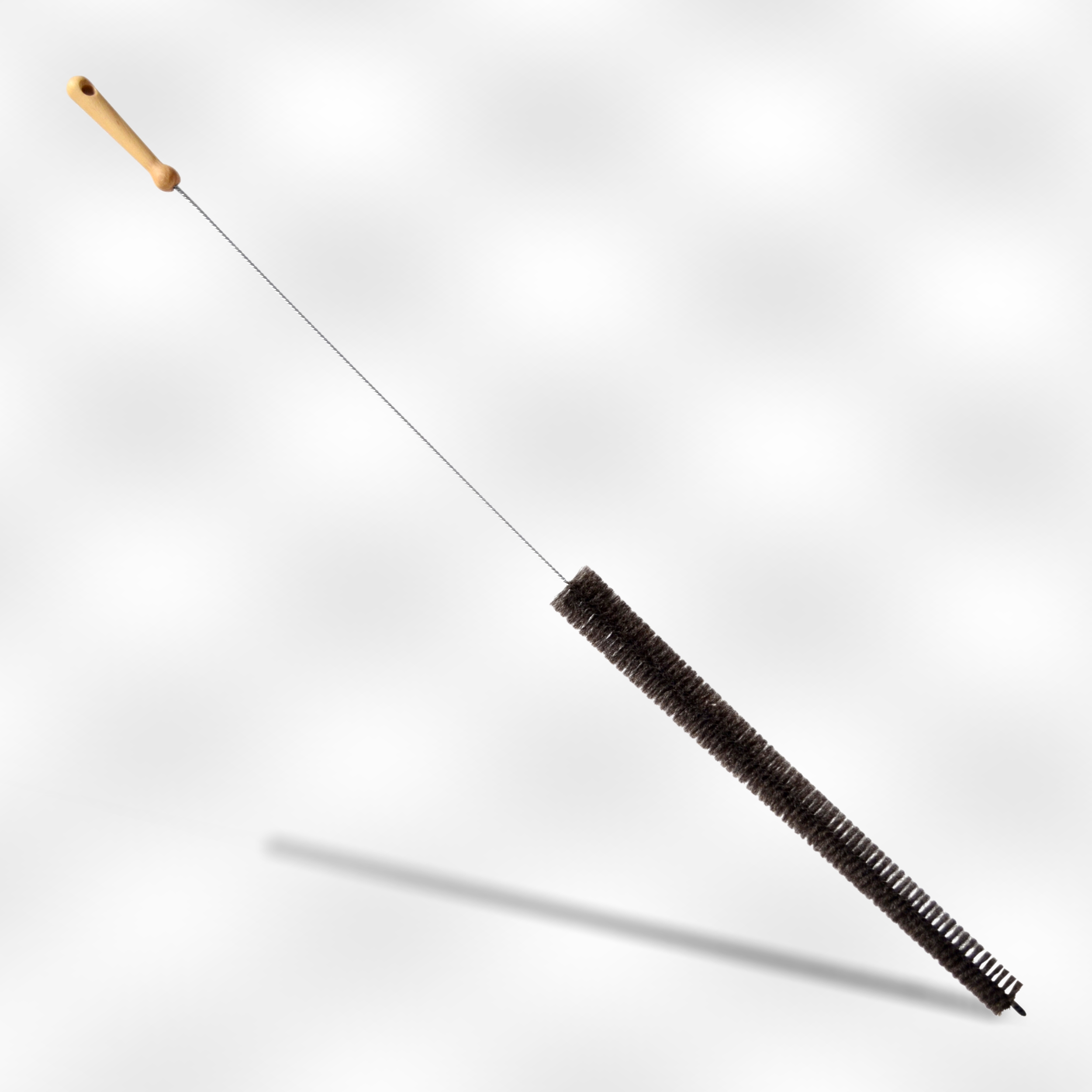 Radiatorborstel Geitenhaar Grijs 115cm Ø3->5cm