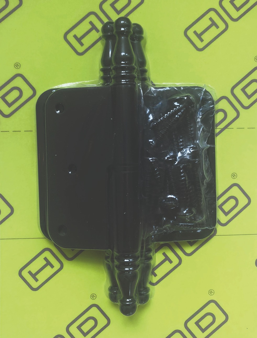 Paumel Skin HDD 80x80x2,5mm Vaas Zwart Rechts (3 stuks + vijs)