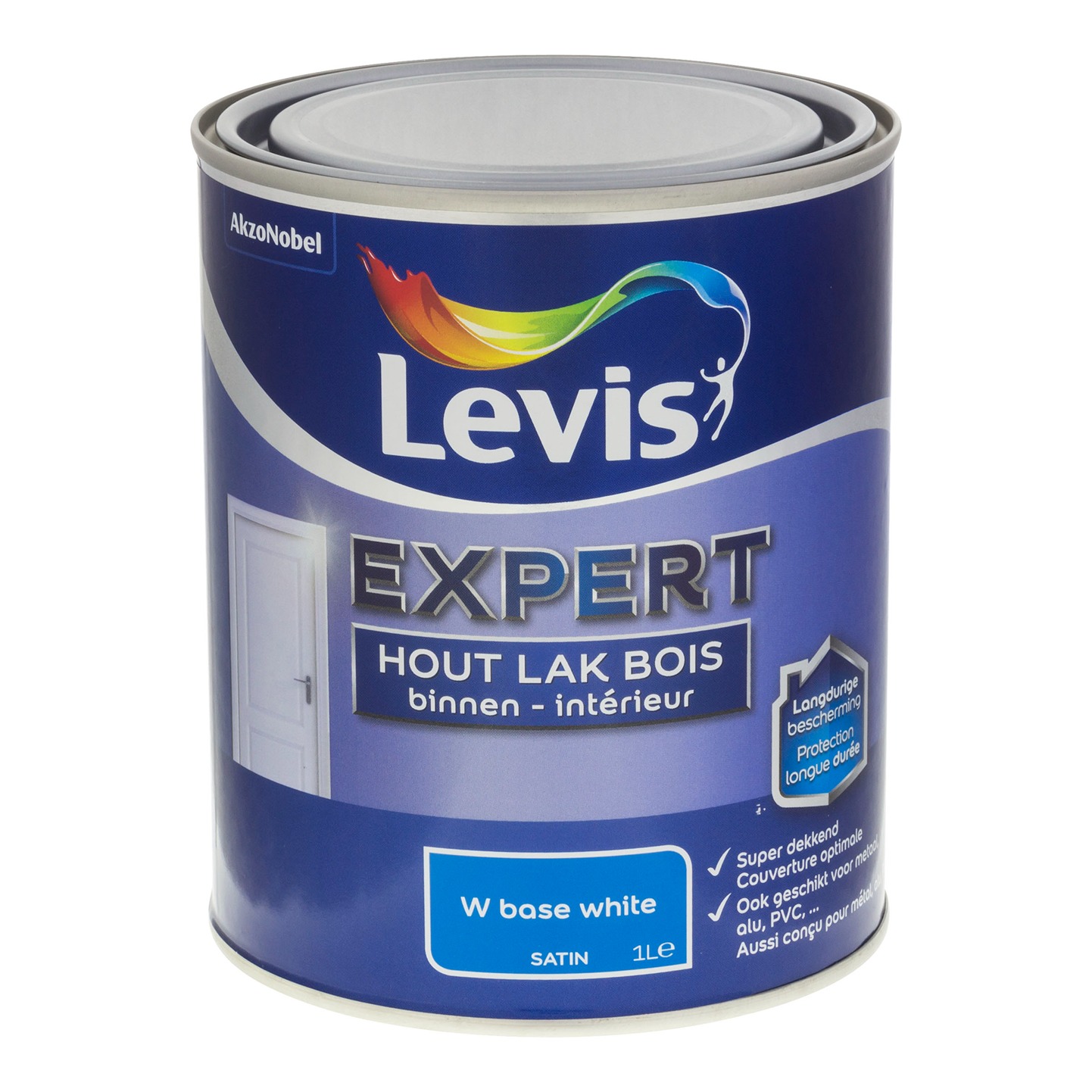 Levis Expert Hout Lak Binnen Satin Mix Wit - 1l