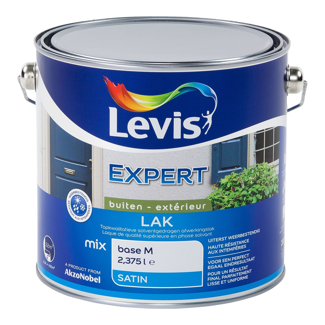 Levis Expert Hout Lak Buiten Satin Mix Clear - 2.5l