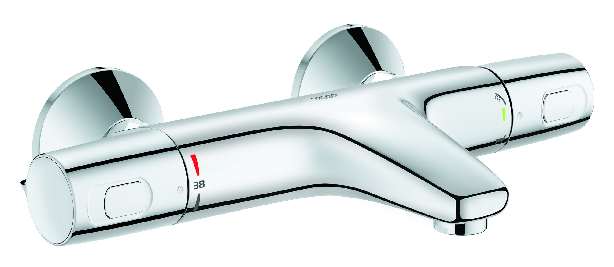 1  Mitigeur bain/douche thermostatique FG Precision Trend - chromé