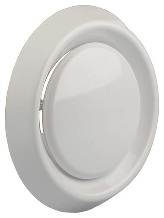 Renson afsluitbaar inbouw afzuigventiel PVC 736 wit Ø150mm