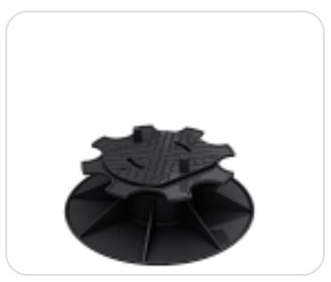 Duofuse terras - Polypropyleen drager 50-80mm / 70mm (50 stuks)