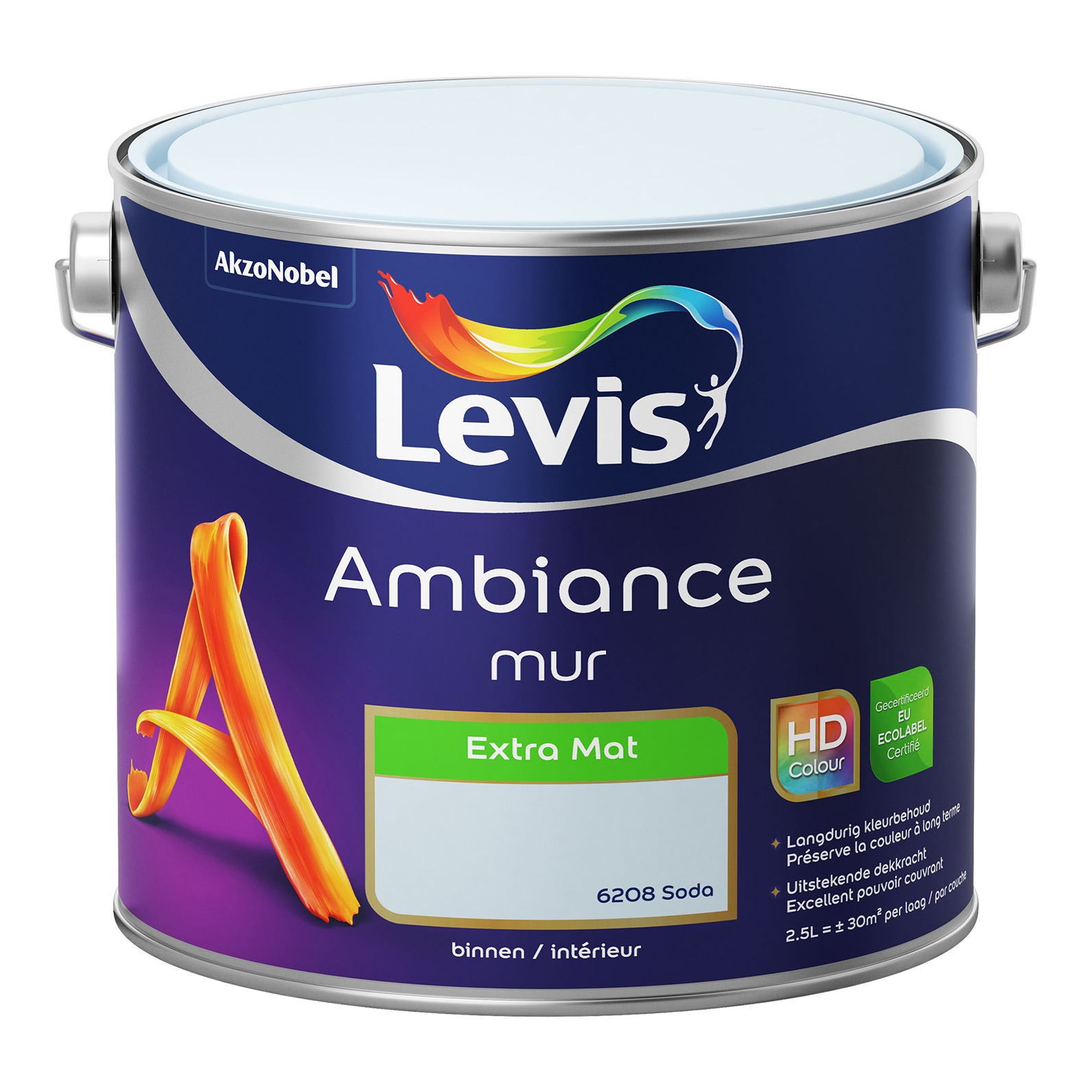Levis Ambiance Mur Extra Mat 2.5l Soda