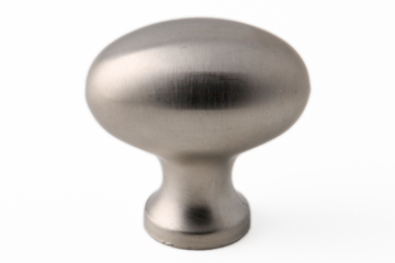 Bouton Ø34mm Zamac / teinte inox
