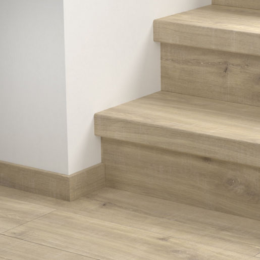Quickstep Couvre-Marches en Stratifié 2pcs Classic 1150x113mm 1656 Chêne Havana Naturel Avec Traits De Scie
