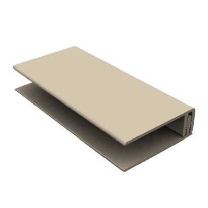 Durasid prrofilé de bordure clipsable PVC 3m - 90 RAL9010 Blanc