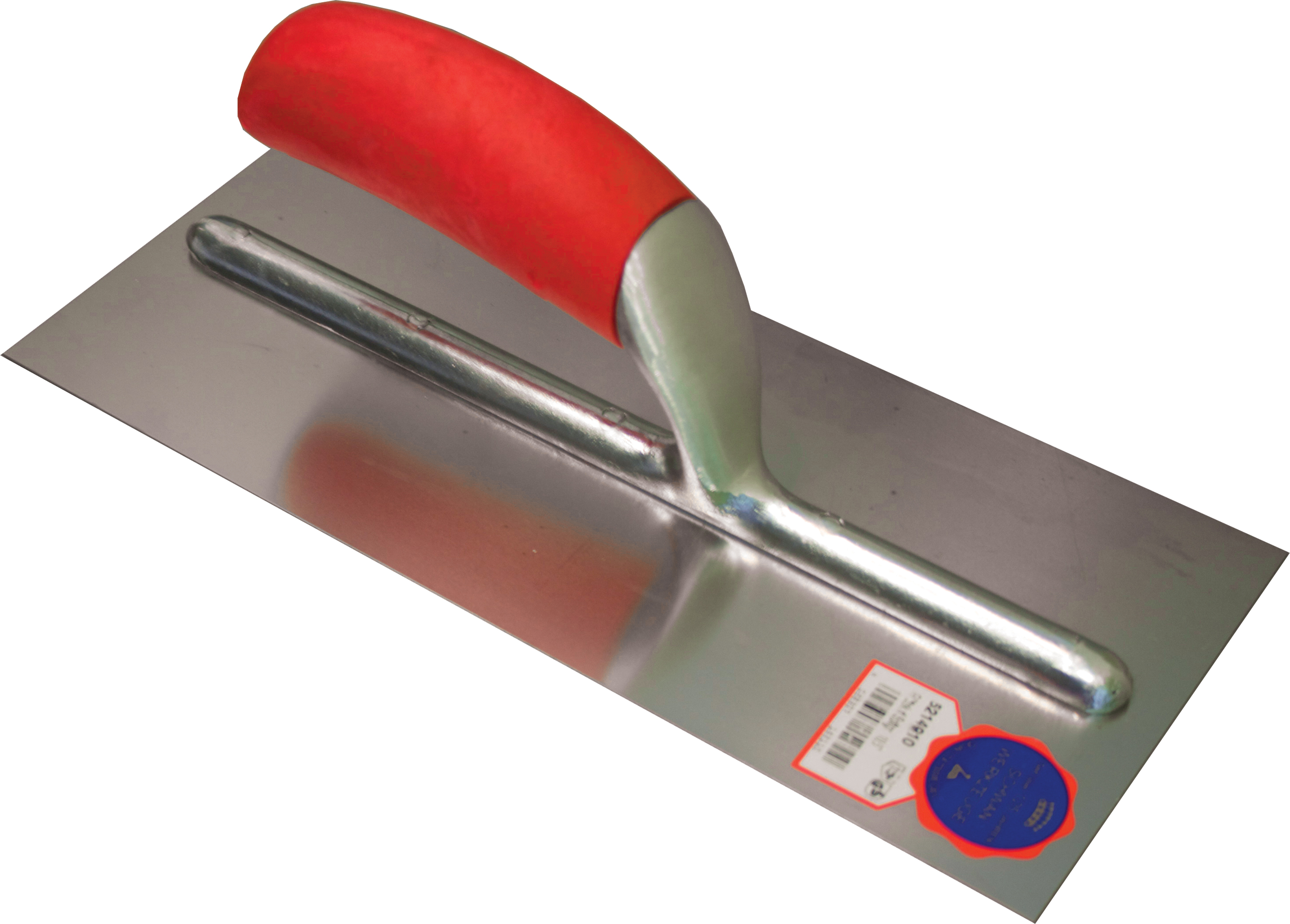 Plâtresse 270 x 115 x 1,0 mm avec manche SOFT GRIP - inox