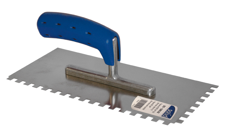 Getande spaan 280 x 130 / 8 x 8 mm / ZG20 SOFT GRIP - inox