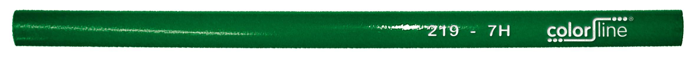 Crayon de maçon "PRO 201", forme ovale, laqué vert - 30 cm - par pc