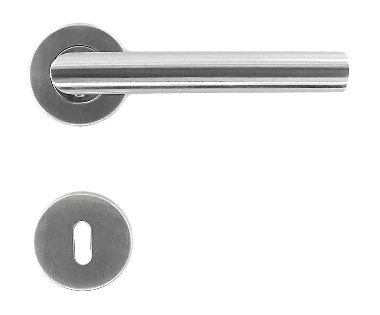 Deurkruk rocker 19mm inox plus R+E