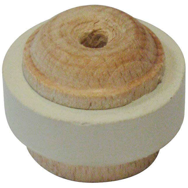 Deurstoppers hout naturel 2st