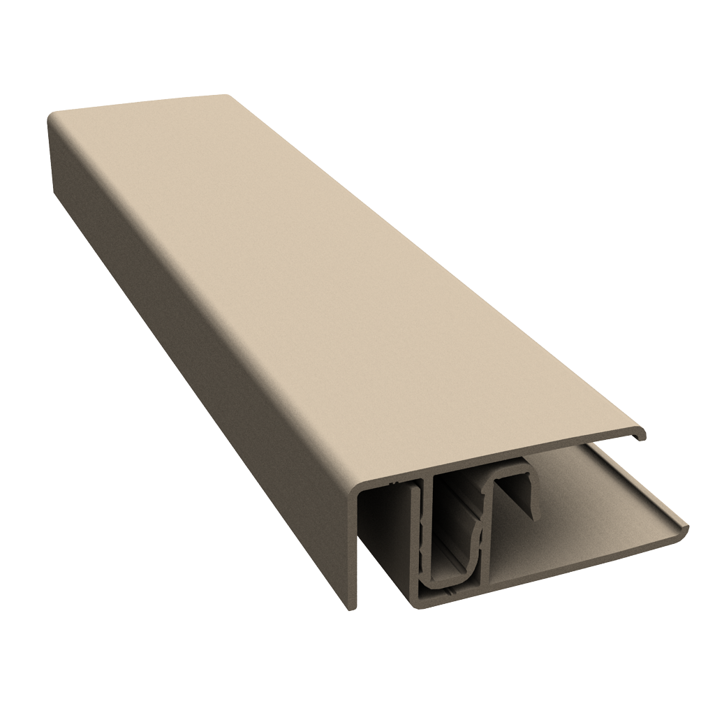 Durasid profilé de bordure clipsable aluminium laqué 3m - 94 Camel