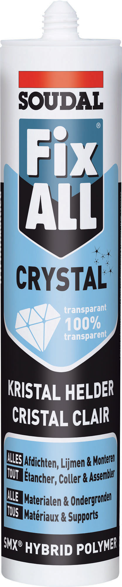 Soudal Fix All Crystal Kristalhelder 290ml