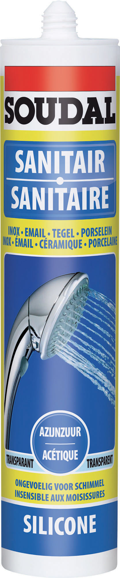 Soudal Silicone Sanitaire Ac Transparent 300ml