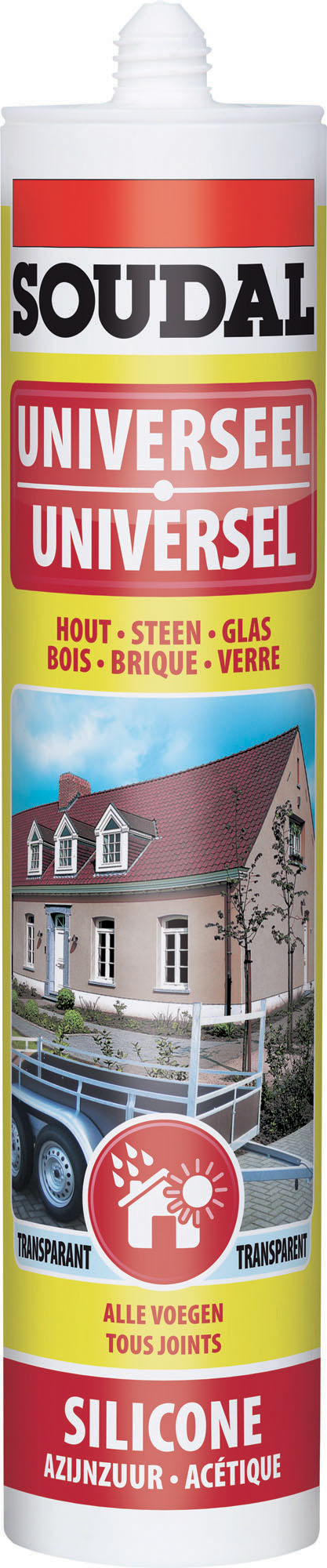 Soudal Silicone Universel Transparent 300ml