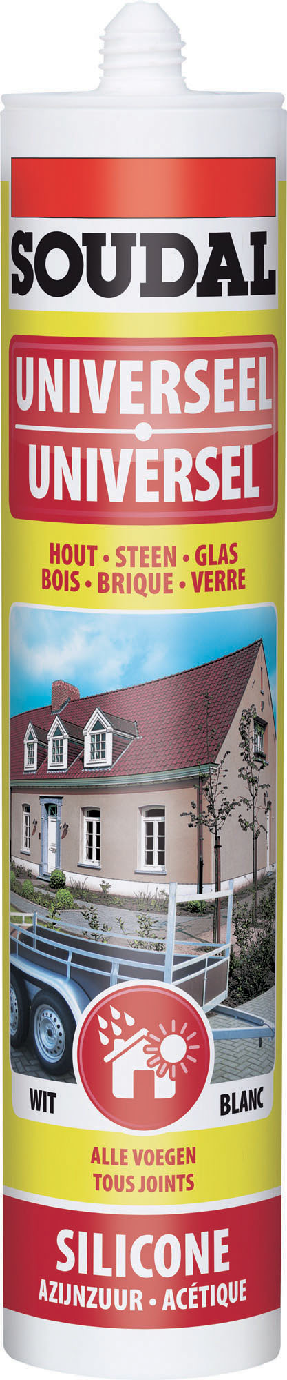 Soudal Silicone Universel Blanc 300ml