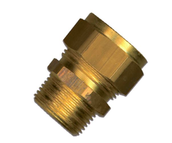 1 Bicône droit 1/2" M x 10 mm - laiton