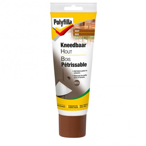 Polyfilla Bois Pétrisssable Chêne Foncé 330g