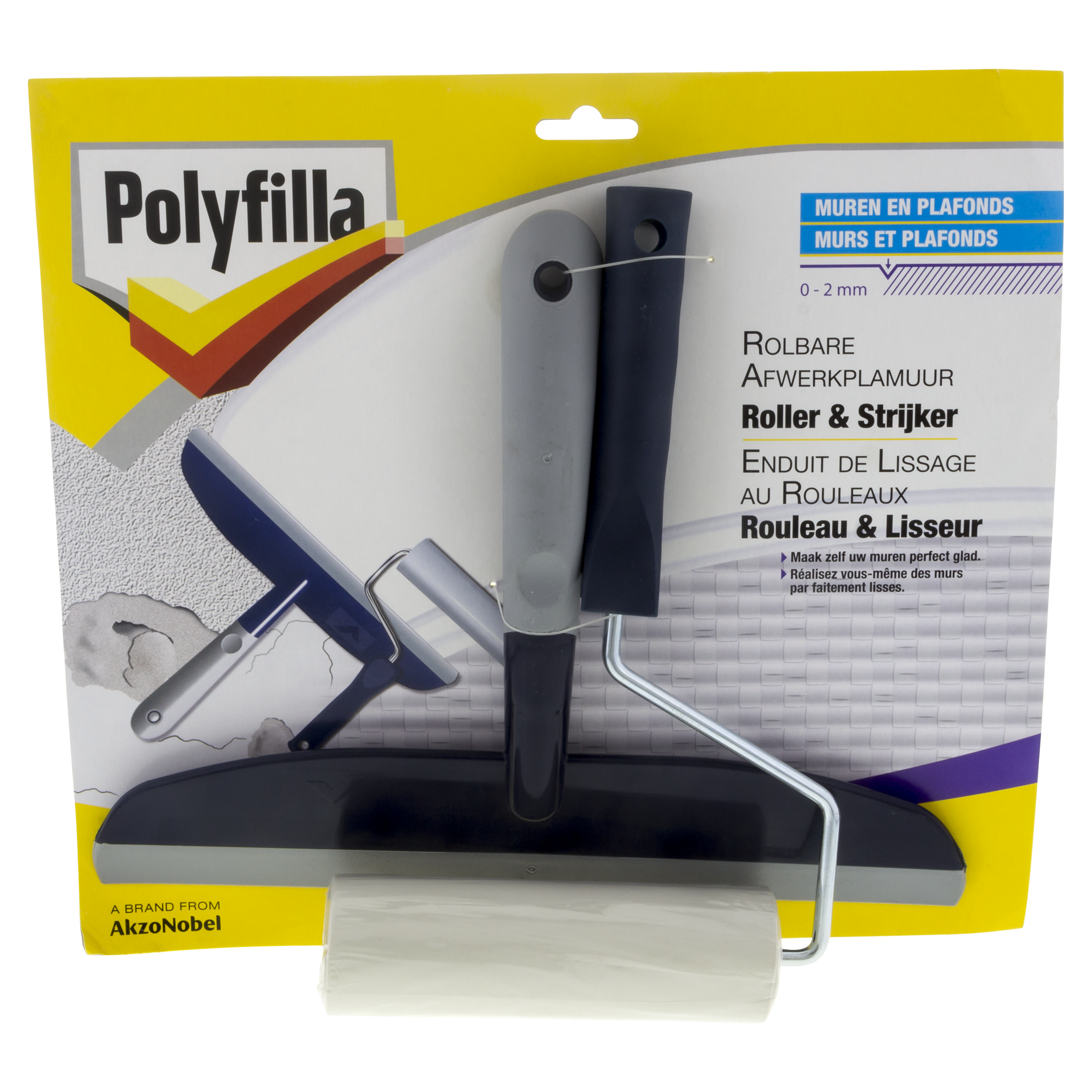 Polyfila Enduit de Lissage au Rouleau Lisseur