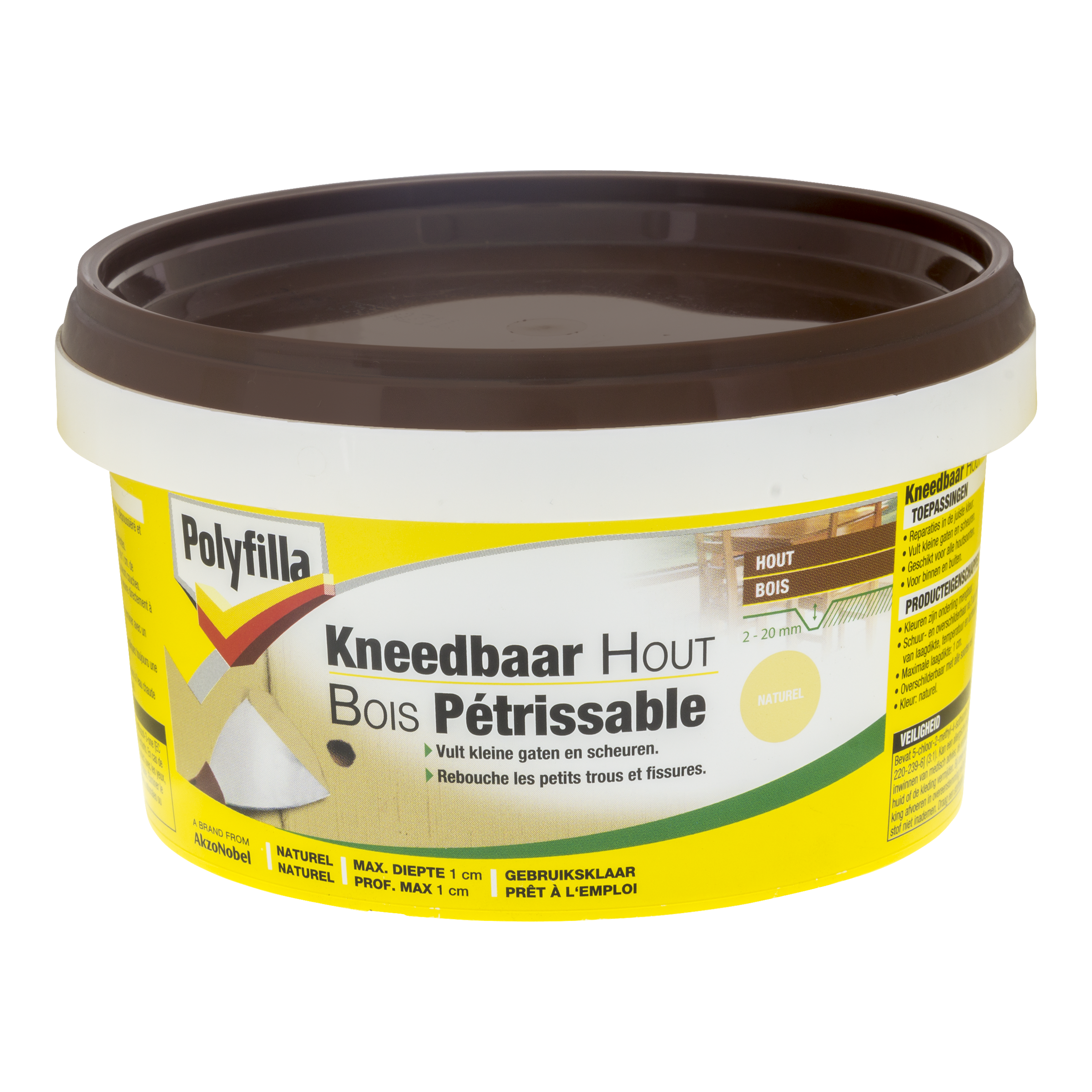 Polyfilla Bois Pétrissable Naturel 500g