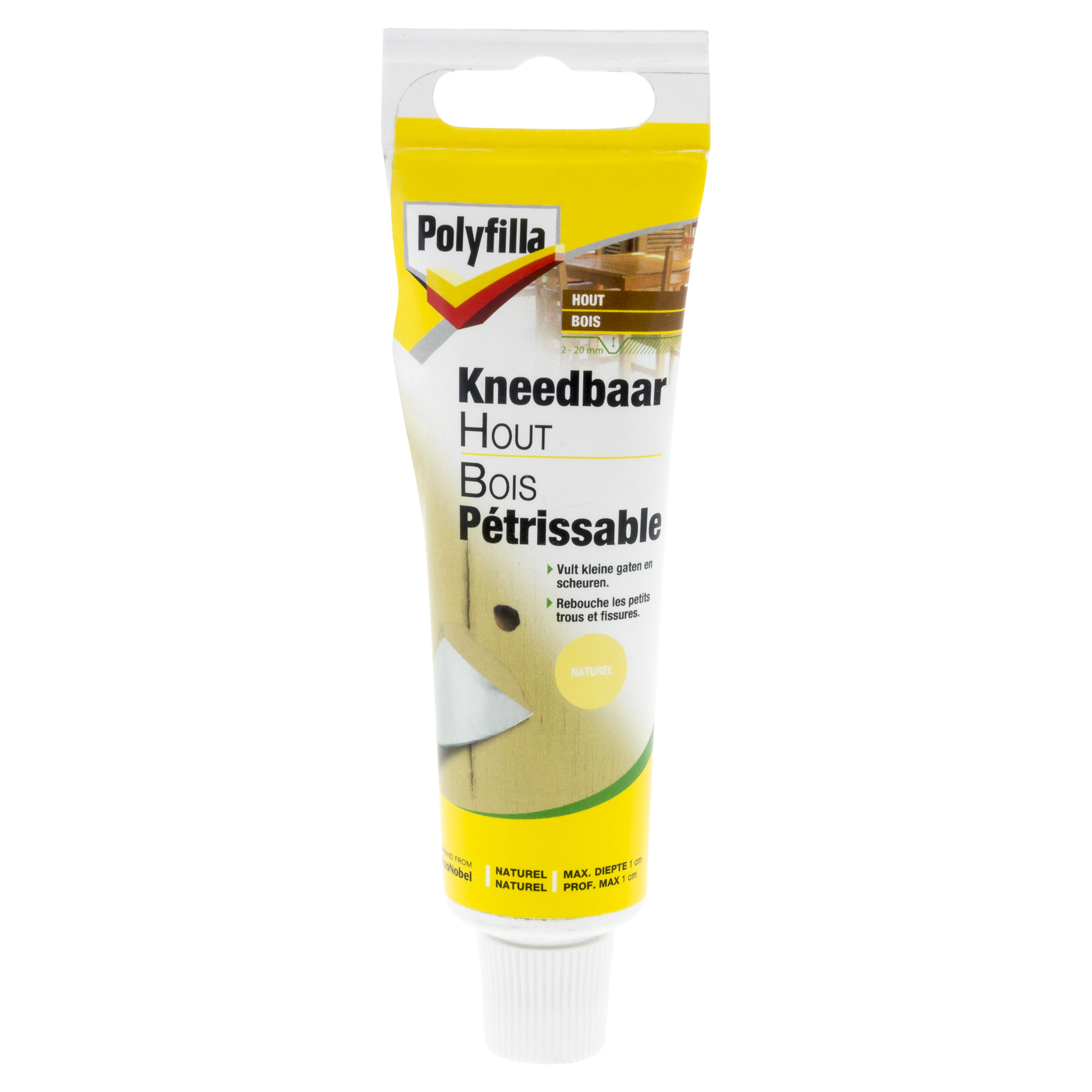 Polyfilla Bois Pétrissable Naturel 75g