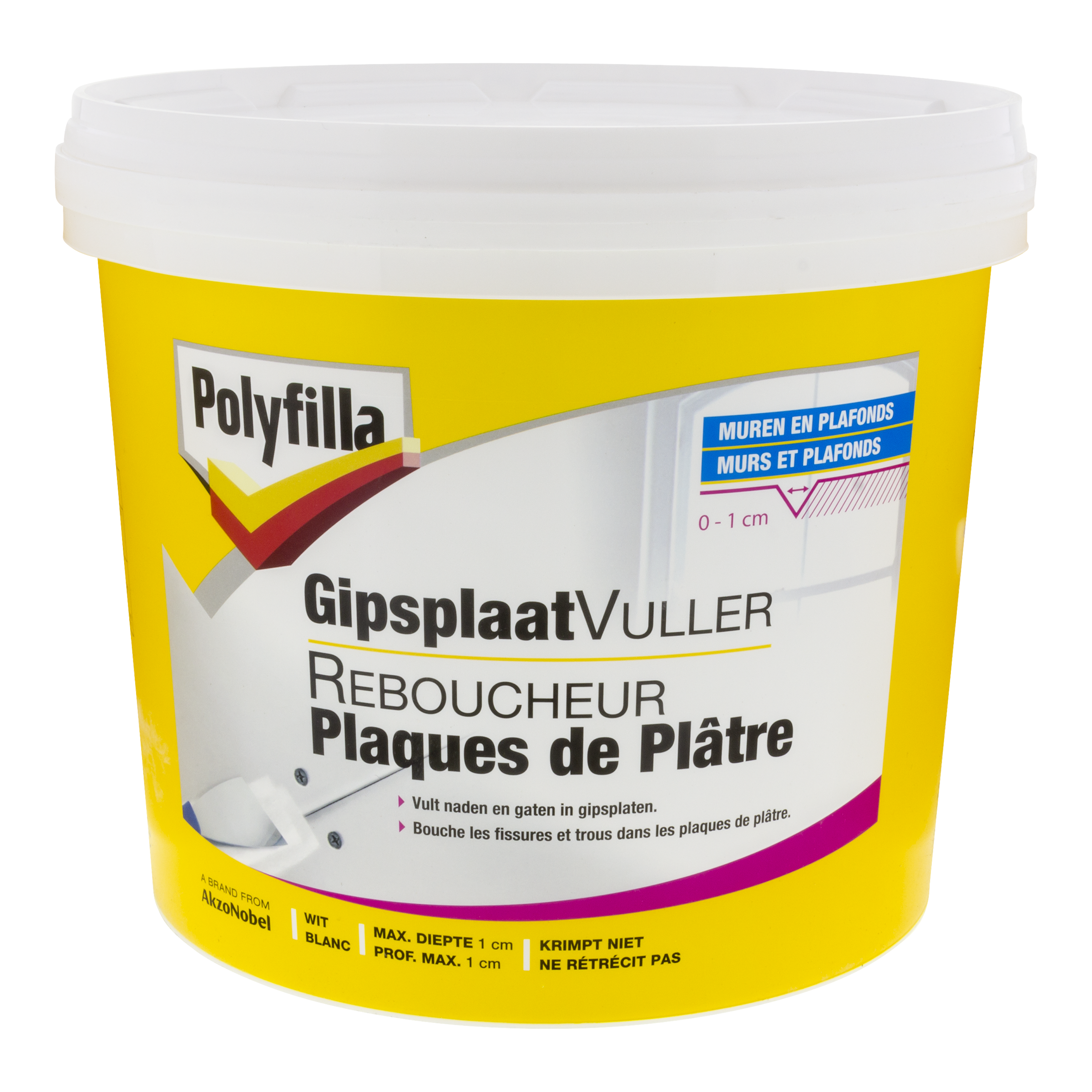 Polyfilla Reboucheur Plaques De Plâtre 5kg