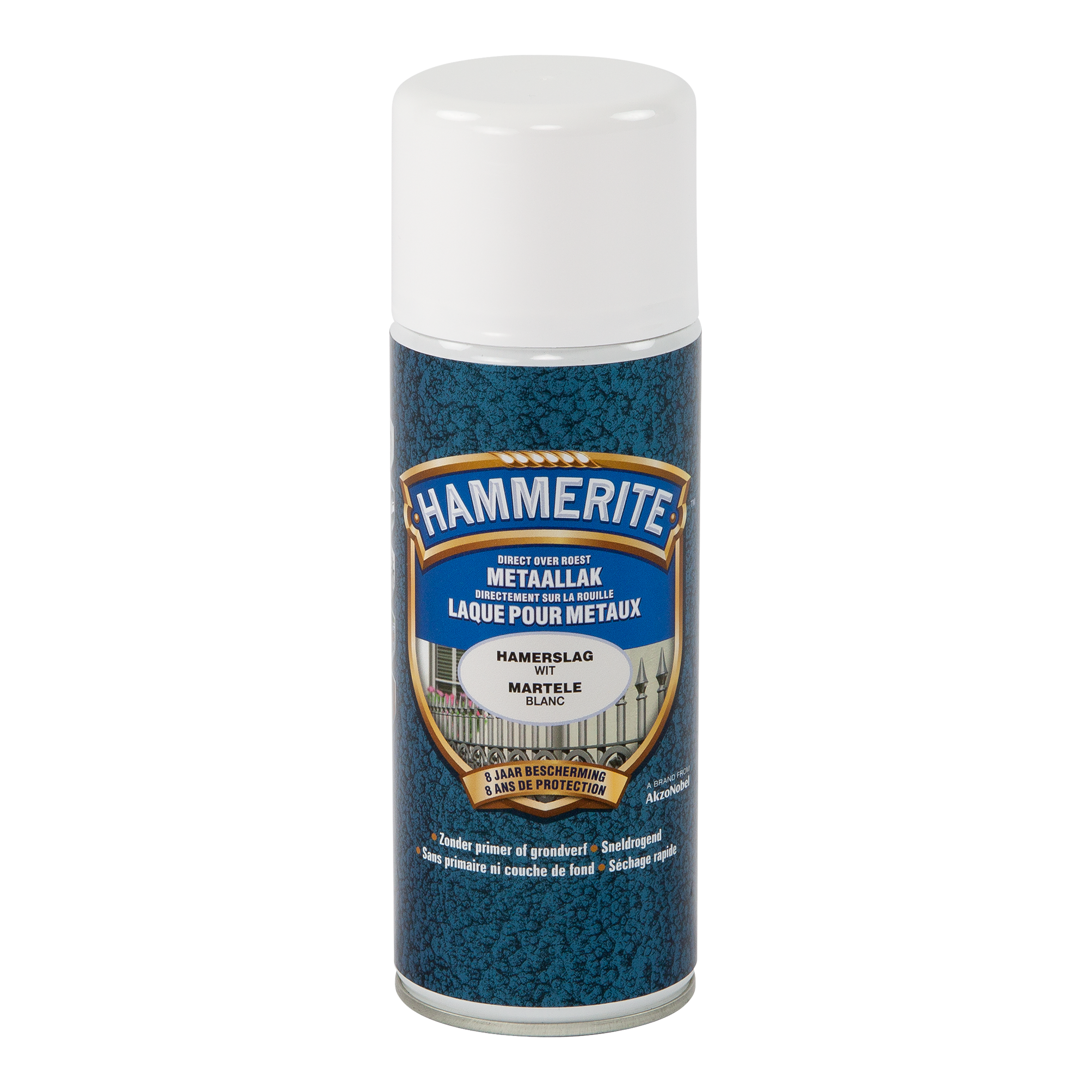 Hammerite Laque Pour Métaux Martelée 400ml Aérosol Blanc