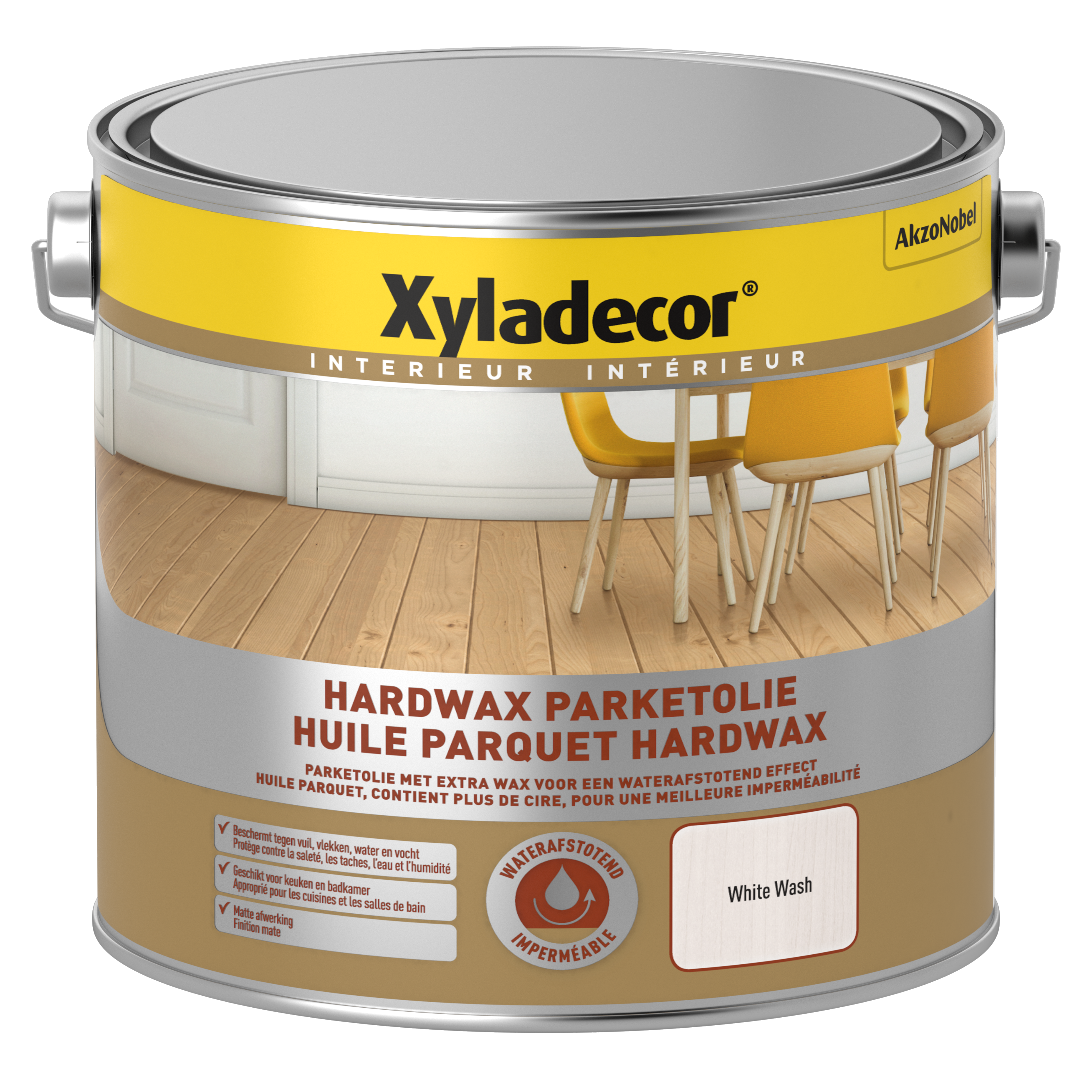 Xyladecor Hardwax Parketolie White Wash 2.5l Mat