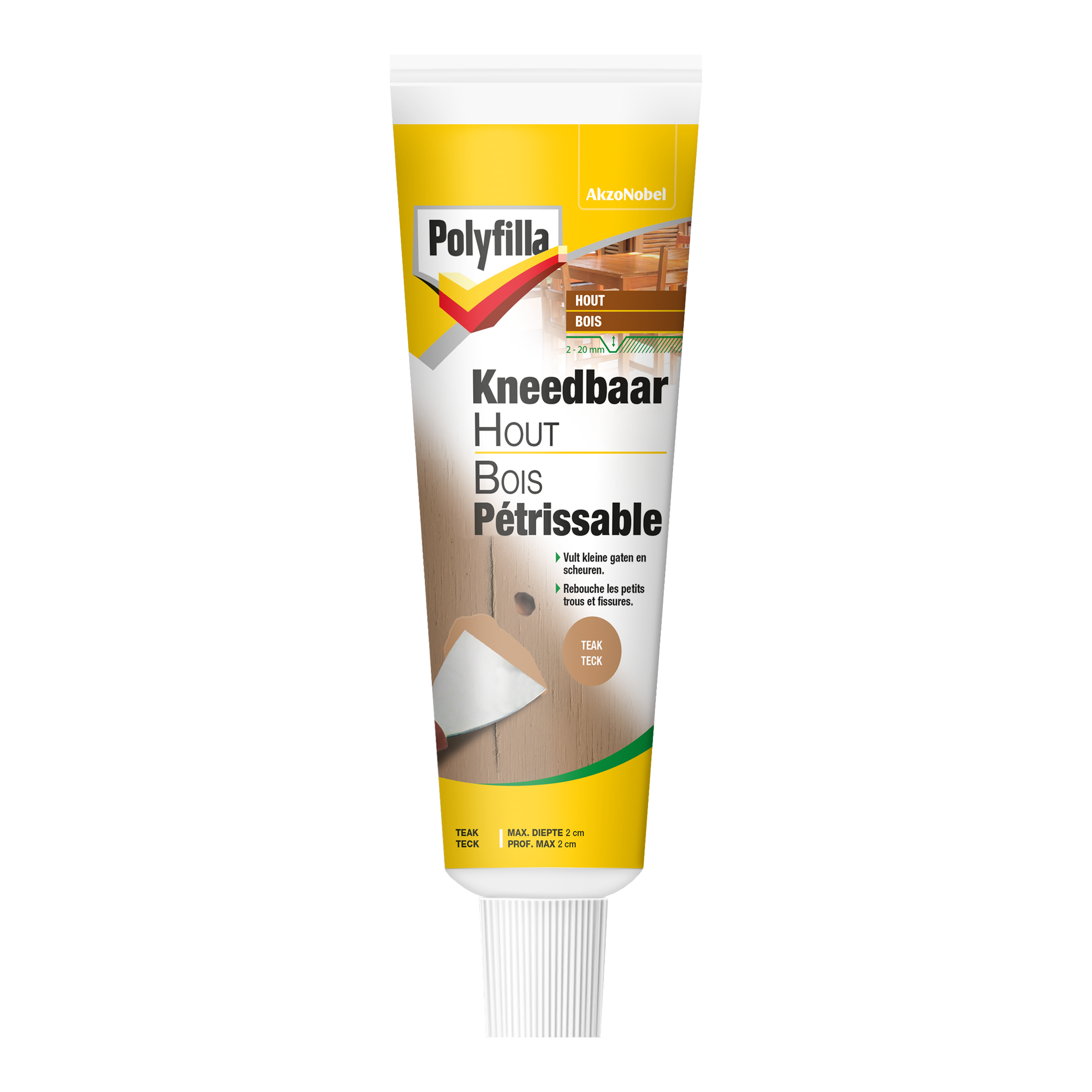 Polyfilla Bois Pétrissable Teak 75g