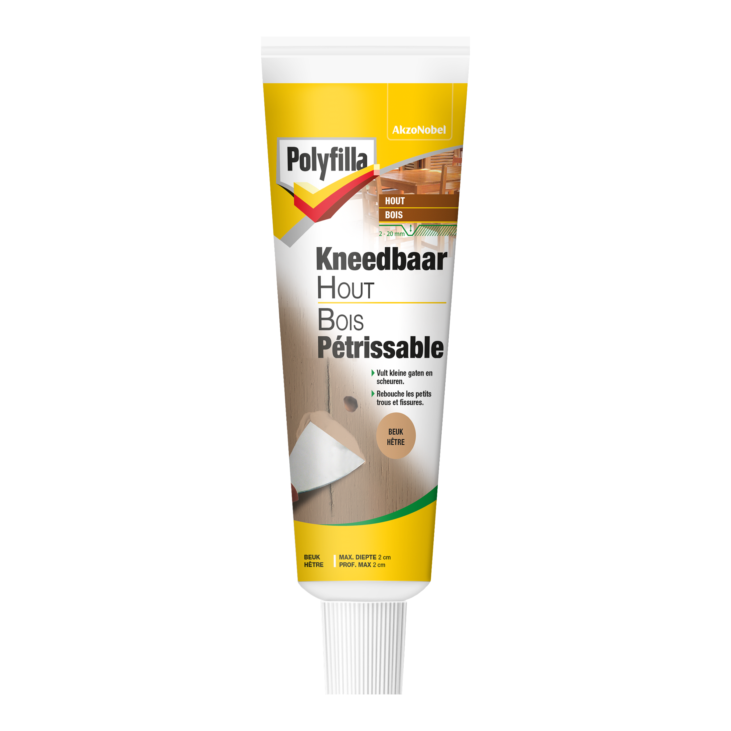 Polyfilla Bois Pétrissable Hêtre 75g