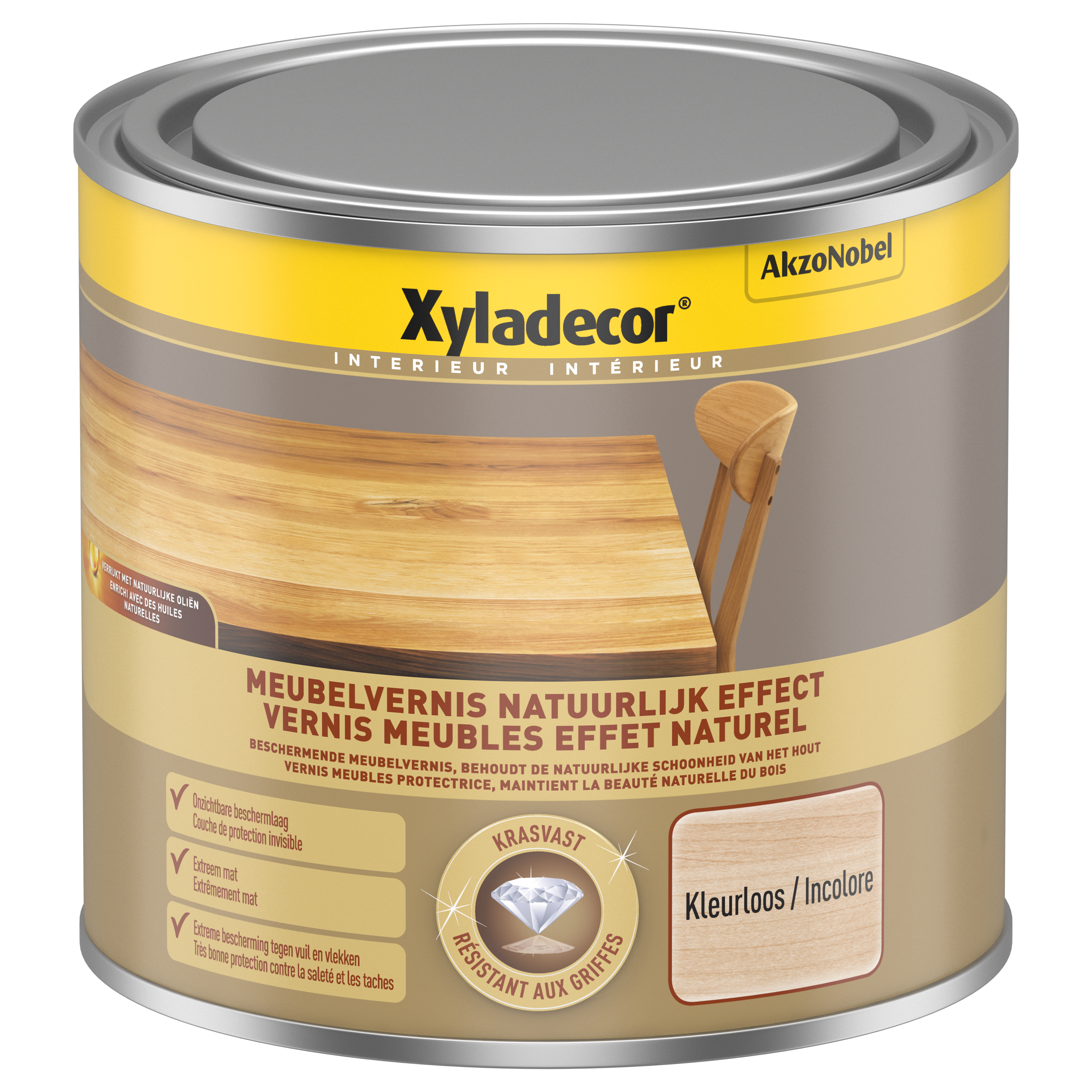 Xyladecor Vernis Meubles Effet Naturel Incolore 0.5l
