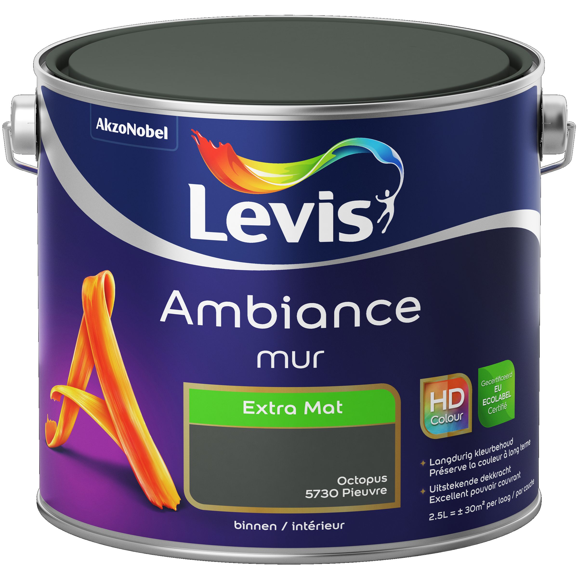 Levis Ambiance Mur Extra Mat 2.5l Octopus