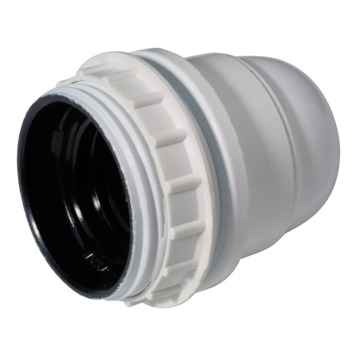 Socket E27 + bague blanc
