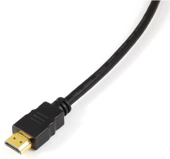 Profile High Speed câble HDMI gold HQ 5m noir