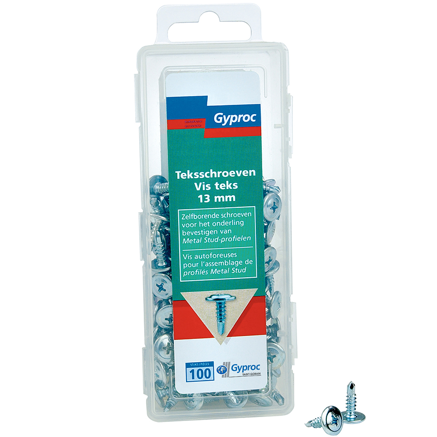Gyproc teksschroeven 13mm 1000st