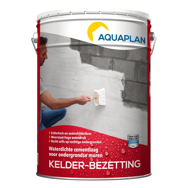 Aquaplan Enduit pour Cave - Couche de mortier étanche 20kg