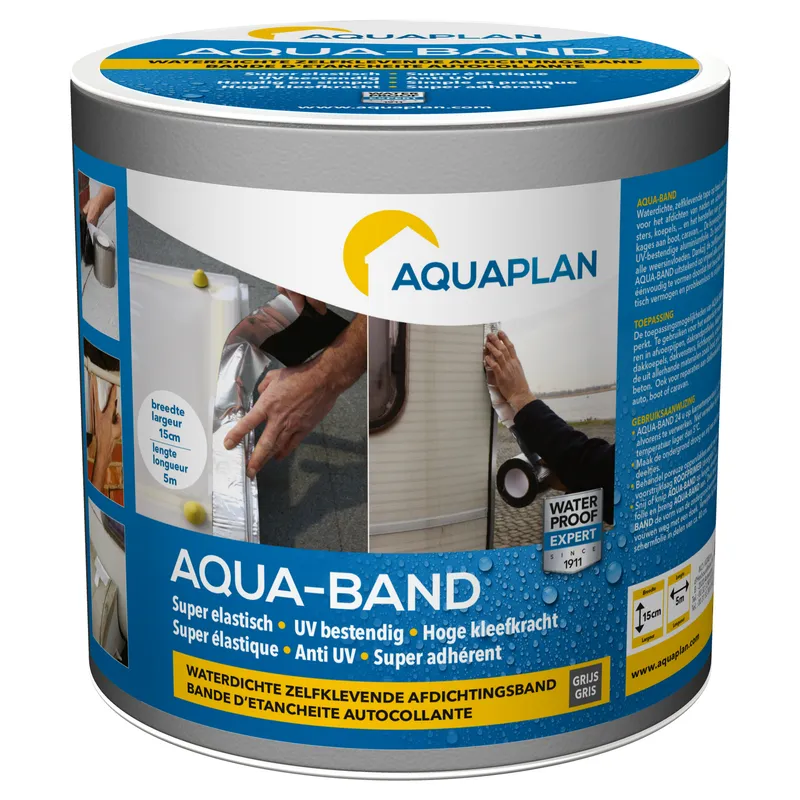 Aquaplan Aqua-Band Gris Bande d’étanchéité autocollante 5mx15cm