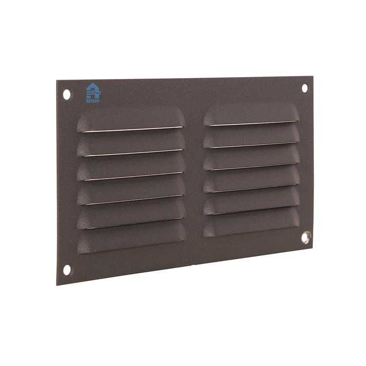 Renson schoepenrooster plat alu 436 structuur 7016 200x100mm