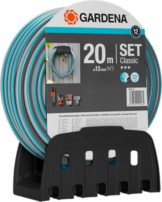 Gardena Classic Slang 1/2''. 20m + Arm Displ.