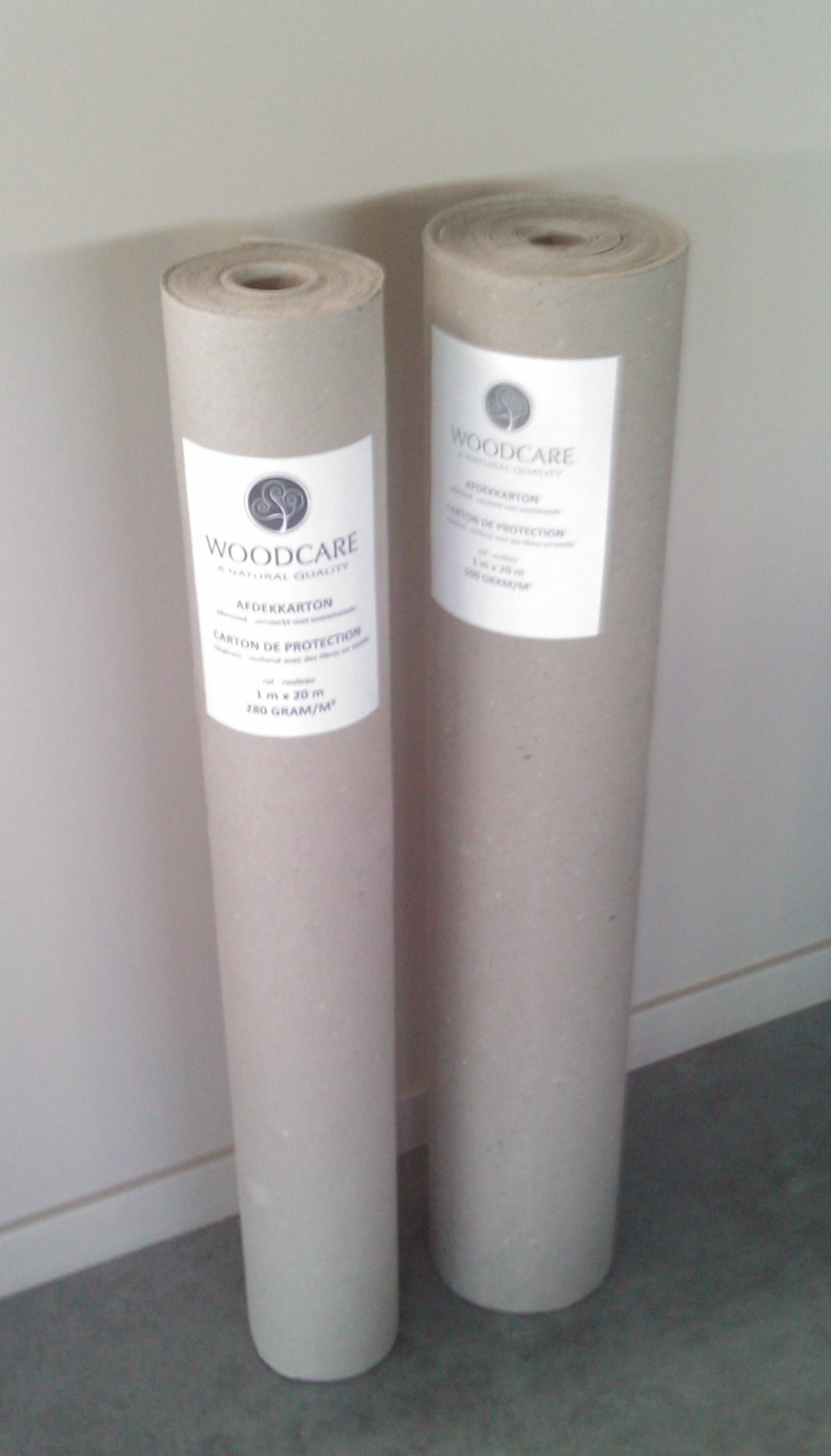 Woca carton de protection 1x20m avec des fibres en textile