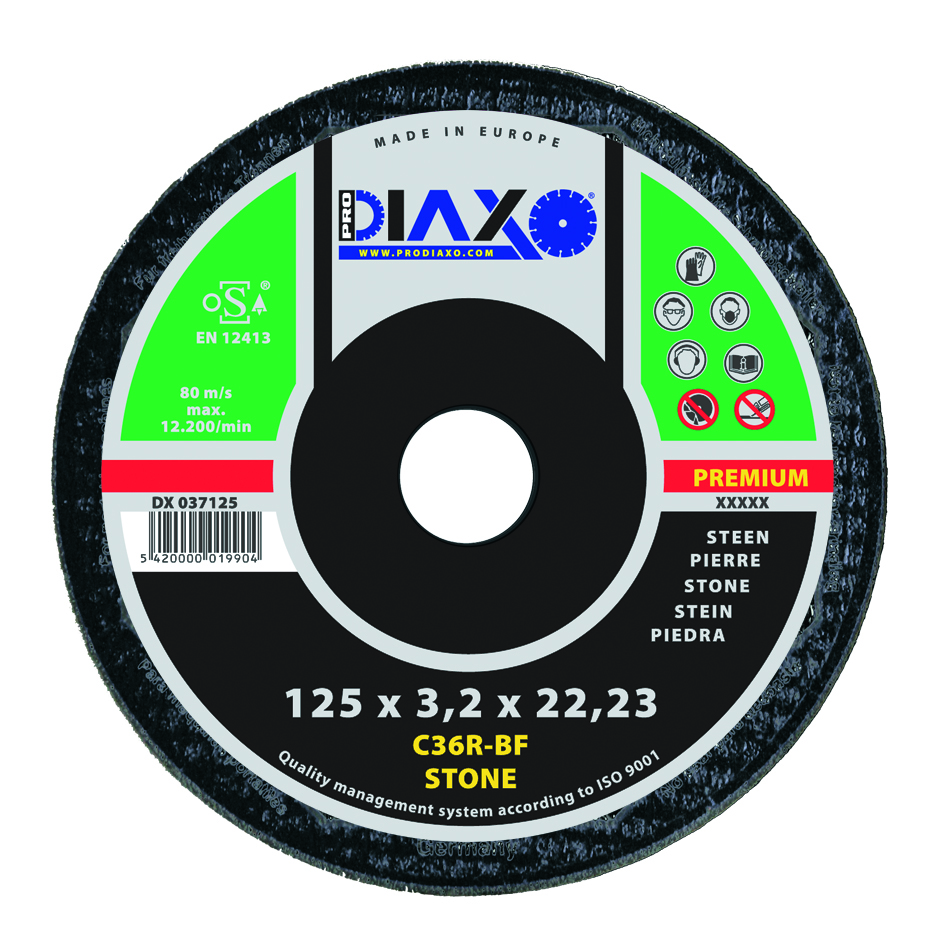Disque abrasif PIERRE Ø 230 x 3,2 mm C36R-BF / Premium Construction